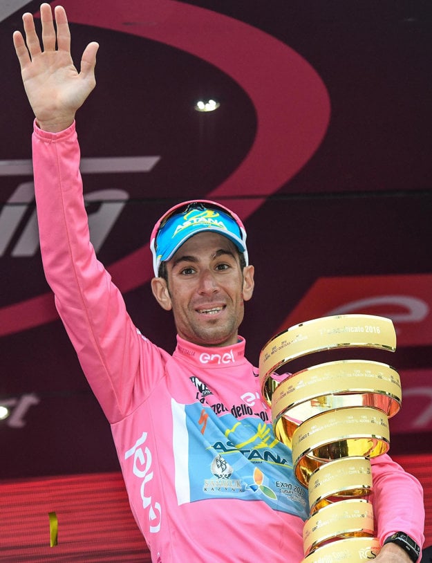 Tento rok Vincenzo Nibali vyhral Giro d'Italia.