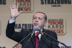 Turecký premiér Erdogan.