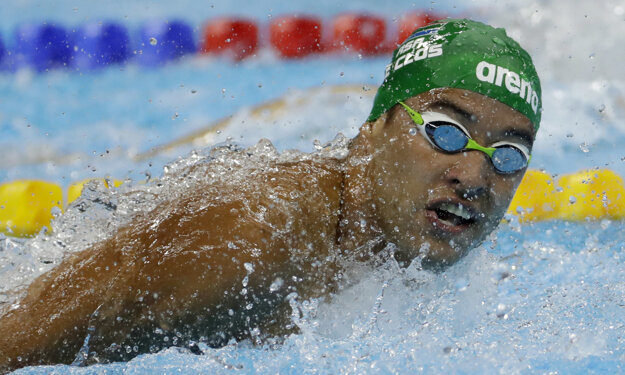 Juhoafričan Chad Le Clos.