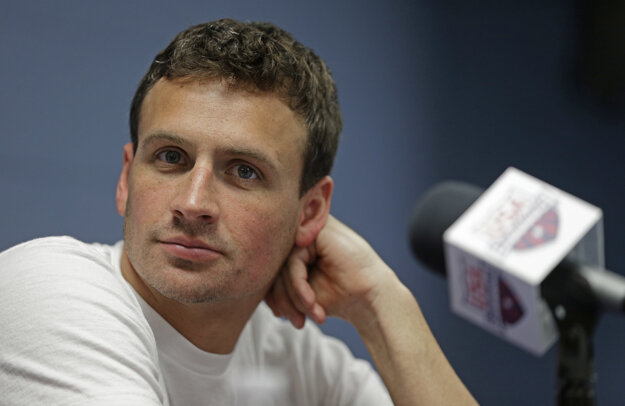 Americký plavec Ryan Lochte.