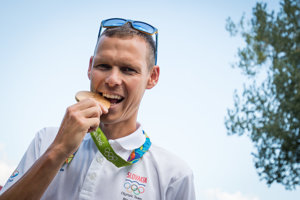 Zlatý olympijský medailista Matej Tóth.