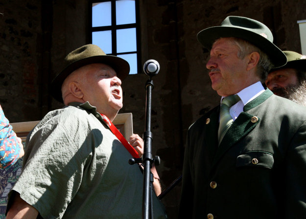 Marián Labuda s bratom Jozefom.  (zdroj: Ján Krošlák)