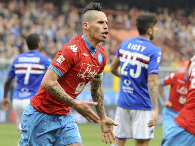 Marek Hamšík patrí k najlepším hráčom Neapola.