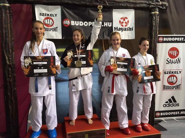 Michaela Bryndzová. Brala v Budapešti bronz.