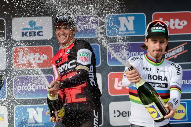 Peter Sagan a Greg van Avermaet. (zdroj: TASR/AP)