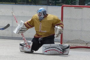 Skalická hokejbalová liga, semifinále Indiáni - Legendy