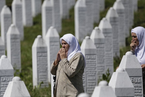 Bosnianske mesto Srebrenica.