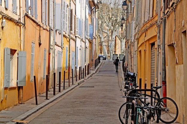 Uličky Aix-en-Provence