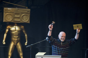 Z udeľovania cien Radio Head Awards 2014 v Bratislave.
