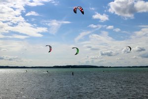 Európa má výborné podmienky pre kitesurfing. 