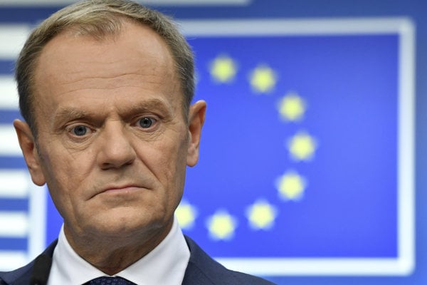 Predseda Európskej rady Donald Tusk.