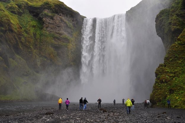 Vodopád Skogafoss