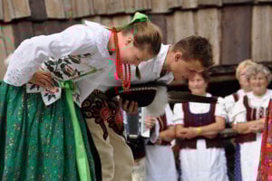 Po vystúpení na Podroháčskych folklórnych slávnostiach.