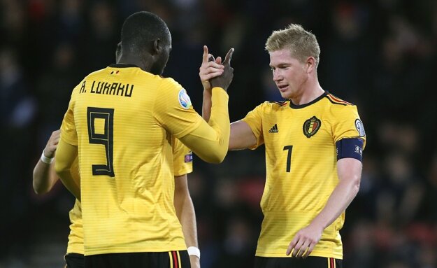 Romelu Lukaku a Kevin De Bruyne.