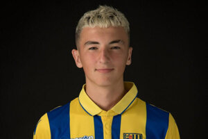 Filip Bobrovský v drese DAC 1904 Dunajská Streda.