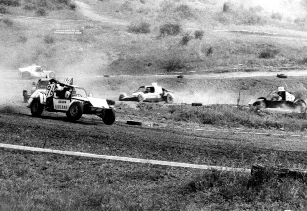 Nadin prvý autokrosový pretek v Žitavanoch v roku 1986