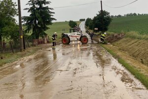 V Žemberovciach zasahovali hasiči.