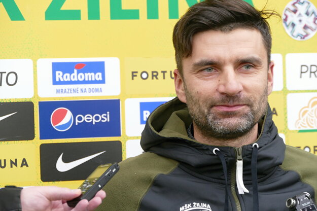 Tréner MŠK Žilina Pavol Staňo.