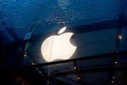 Apple logo.