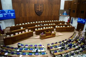 Rokovanie 12. schôdze parlamentu 30. apríla 2024 v Bratislave.