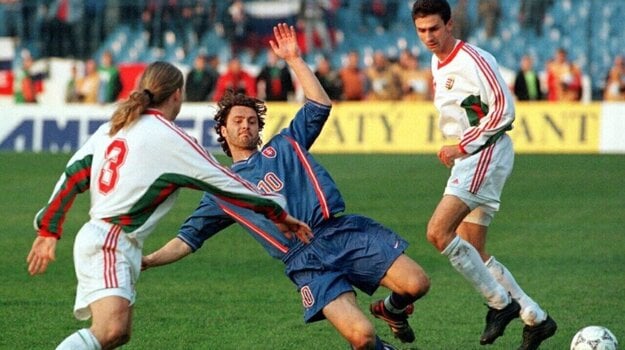 Legendárny Peter Dubovský svoj posledný reprezentačný zápas na slovenskej pôde odohral v Nitre. (zdroj: TASR - Pavel Neubauer)