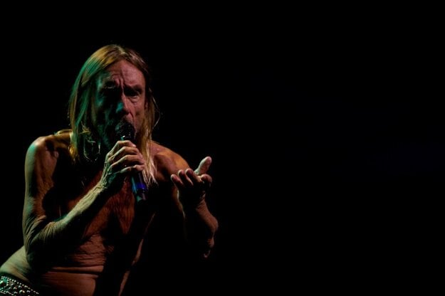 Iggy Pop patrí k legendám, ktorá aj v 77. rokoch stále koncertuje. (zdroj: Bjorn Tagemose)