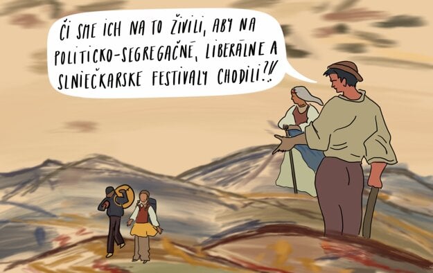 Teraz, keď treba kosiť?! (zdroj: Rosie Naive Art)
