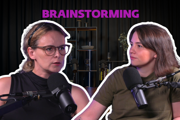 Neurovedkyňa Dominika Fričová a vedecká novinárka Denisa Prokopčáková v podcaste Brainstorming.
