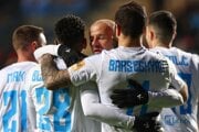 Futbalisti ŠK Slovan Bratislava.