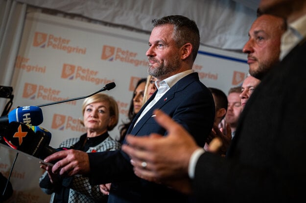 Peter Pellegrini po prvom kole prezidentských volieb. (zdroj: SME/Marko Erd)