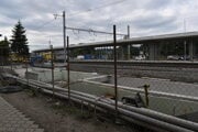 Michalovská železničná stanica zo 16. júla. 