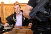 Obžalovaný Juraj Cintula v tretí deň súdneho pojednávania.