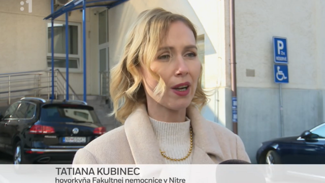 Bývalá hovorkyňa nitrianskej nemocnice Tatiana Kubinec.