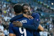 Goncalo Ramos oslavuje gól. 