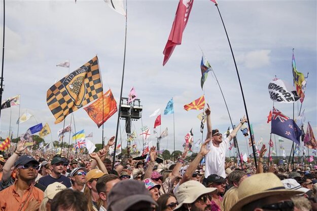 Festival Glastonbury sa koná od roku 1970. (zdroj: SITA/AP)