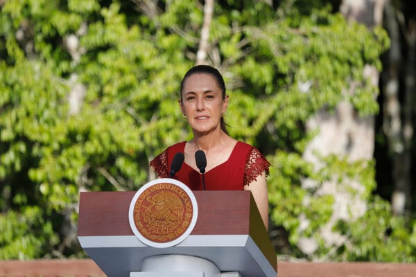 Mexická prezidentka Claudia Sheinbaumová.