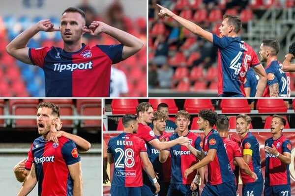 Hráči i fanúšikovia FC ViOn si v piatok večer užili veľa radosti. Zlaté Moravce zdolali Považskú Bystricu 5:1. 