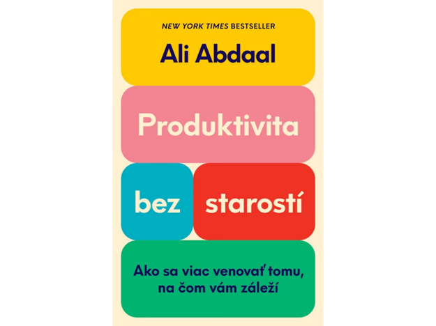 Produktivita bez starostí (Ali Abdaal). (zdroj: Tatran)