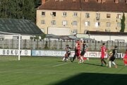 Momentka zo zápasu Snina - Vranov nad Topľou.