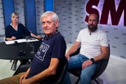 Eugen Korda a Matúš Burčík v Aréne s Janou Krescanko Dibákovou