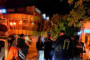 Kontrola požívania alkoholu mladistvými osobami na pešej zóne v Leviciach.