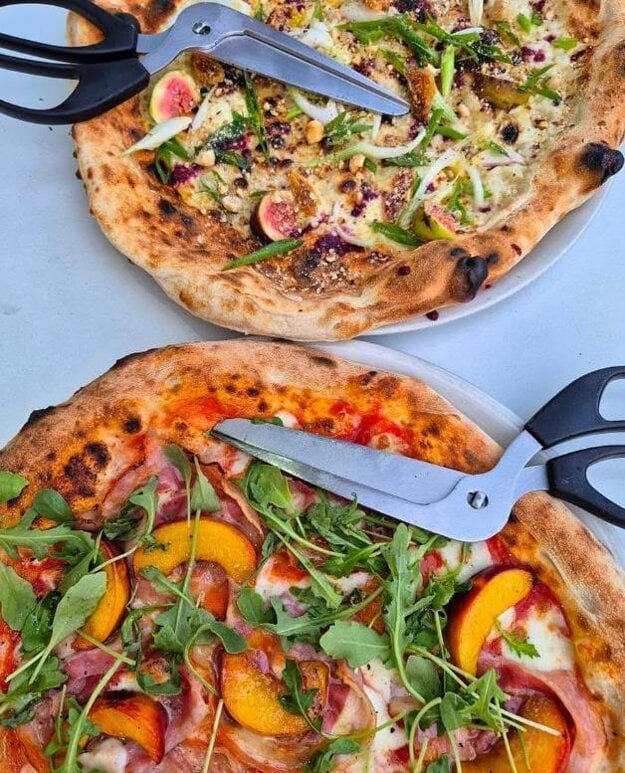 Pizza Persica a Ficheto. (zdroj: Instagram/Rafano)