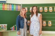 Učiteľky druhého ročníka - zľava Zuzana Slezková a Daniela Haviarová.