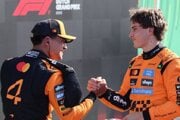 Lando Norris a Oscar Piastri. 