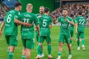 Futbalisti 1. FC Tatran Prešov.