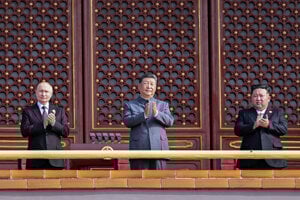 Vojenská prehliadka s Putinom a Kimom bola len šou. Si bojuje o moc, tvrdí taiwanský expert