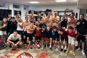 FC Topoľčany po vyhranom derby s Partizánskym.