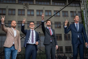 Istota úpadku aj volanie po generálnom štrajku. Na protestoch sa predviedla spojená opozícia