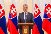 Richard Raši (Hlas) počas udeľovania Štátnej ceny Jozefa Miloslava Hurbana.
