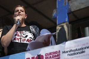 Ilaria Salisová, talianska ľavicová europoslankyňa a antifašistická aktivistka. 